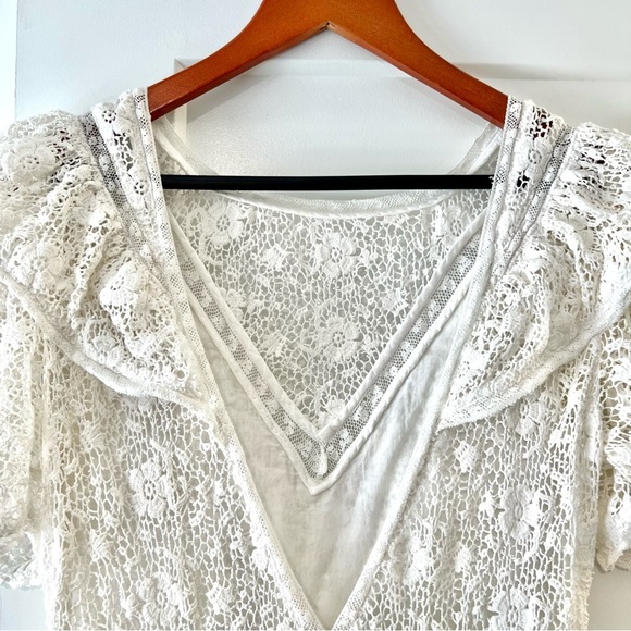 LoveShackFancy Kalani Dress 4 bridal wedding boho lace - Picture 10 of 12